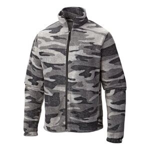 Columbia Men's Gray Camo Fleece Jacket
